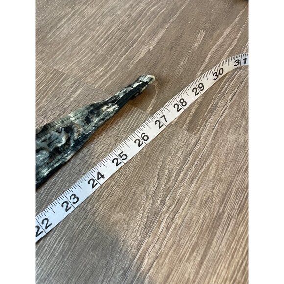 Luxe Brown Black Beaded Patterned Strapless Bikini Top Sz S - Picture 7 of 7